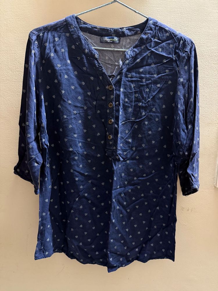 Navy Blue Top