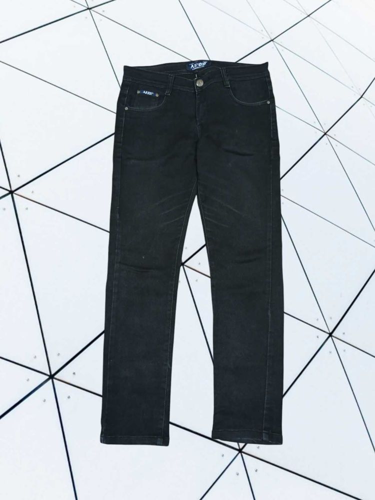 AB-26 Size 34 Men Black slim Fit Denim Jeans
