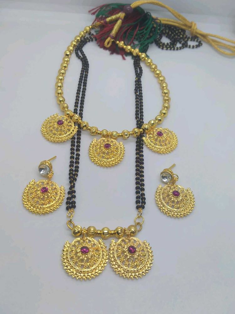 Gold Plated Mangalsutra Set