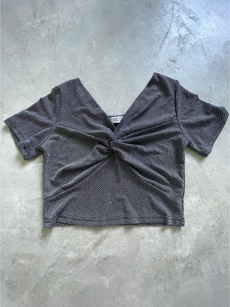 Twist Front Crop Top