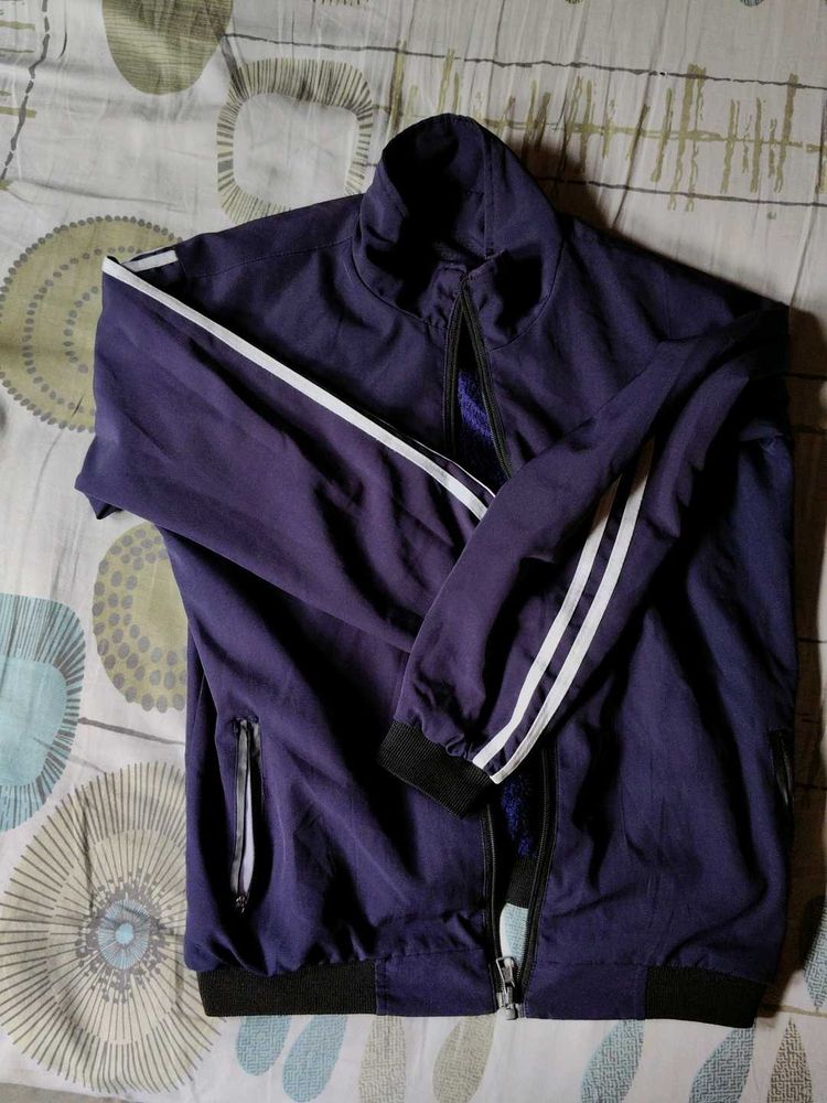 Striped Purple Track Jacket