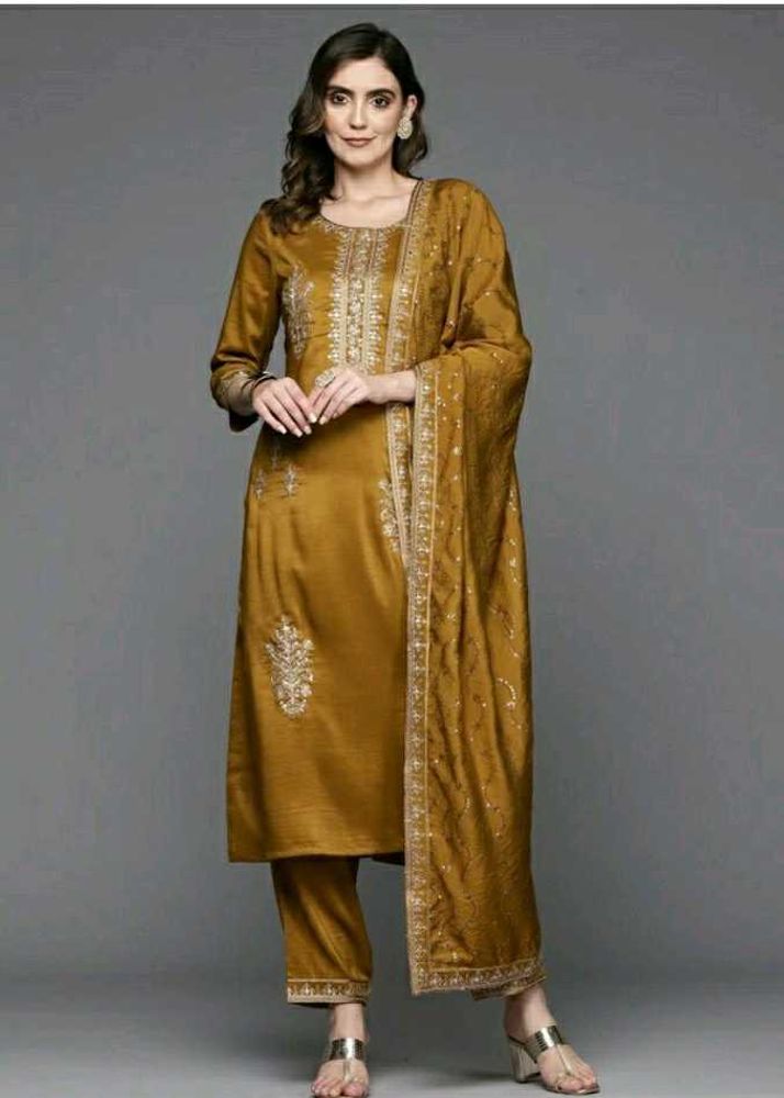 Indo Era Kurta Set With Dupatta For Women
