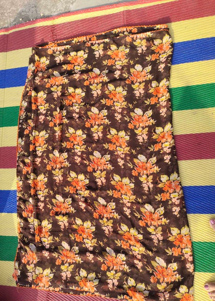 Floral Print saree