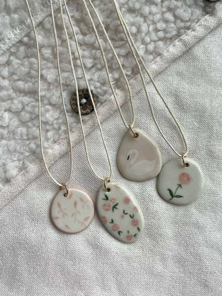 Ceramic Pendant Necklace