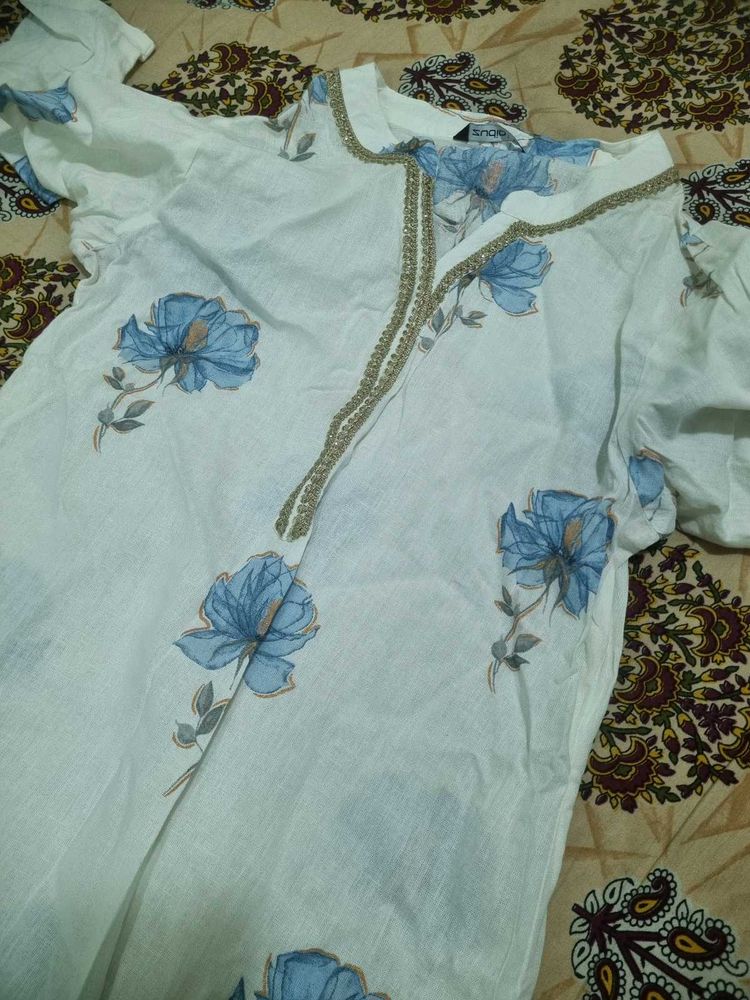 Floral Print Kurta