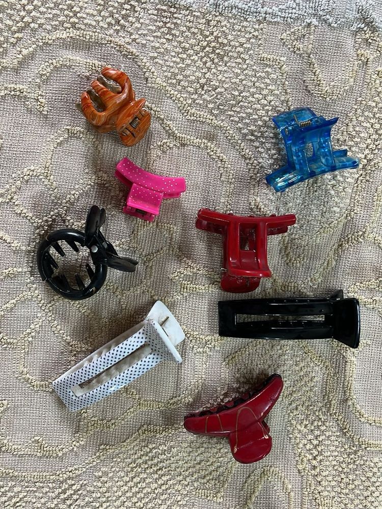 Hair Clip Bundle of 8