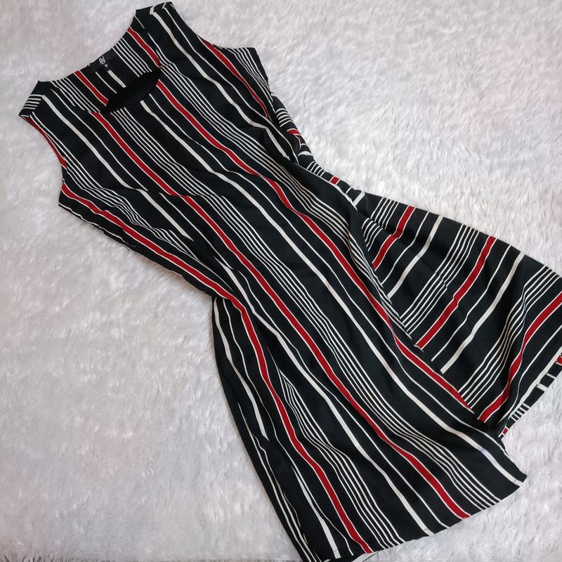 Striped Sleeveless Dress