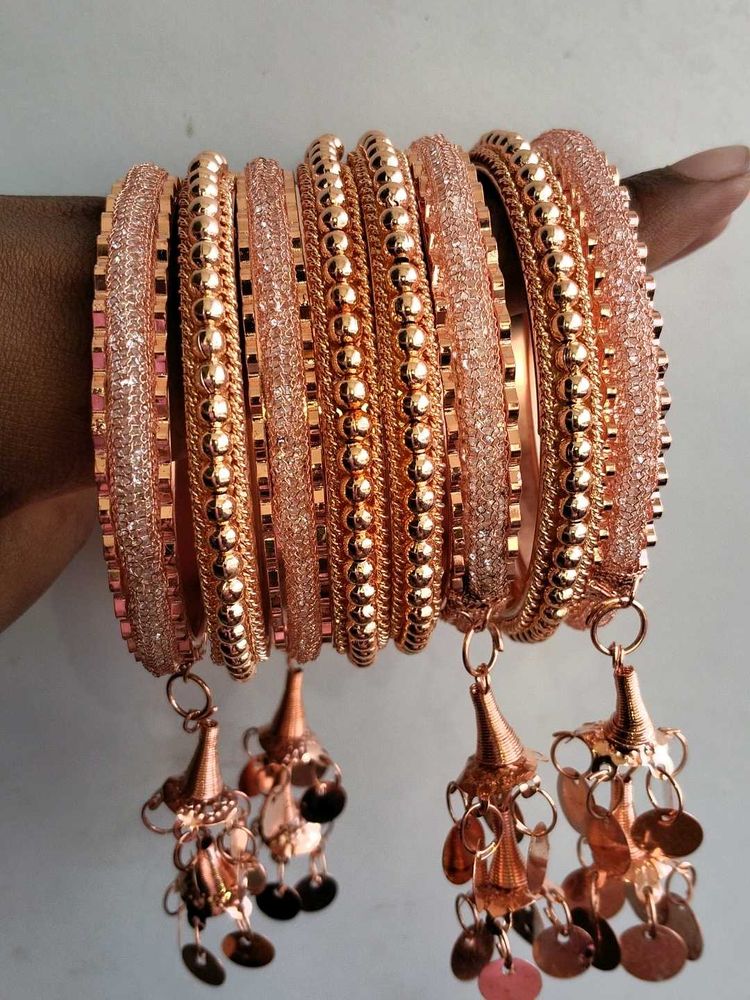 new Rose Gold Bangles