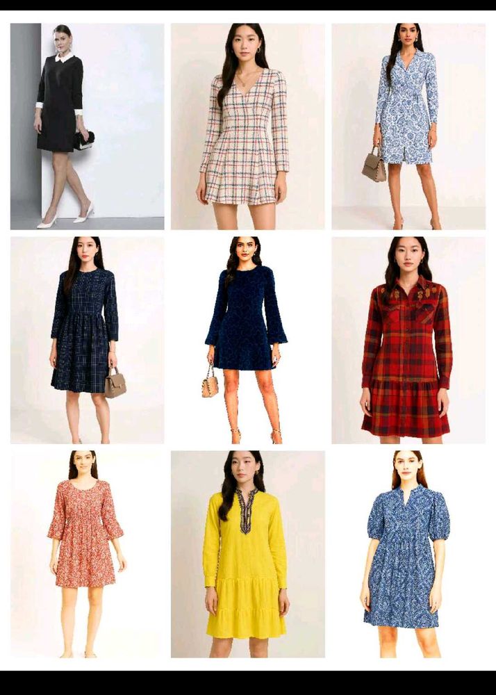 Mini Dress Korean 9 Set