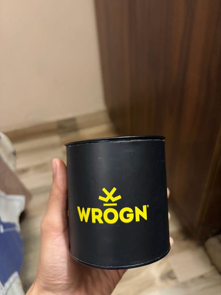 WROGN Analog Watch – Brown leather Strap