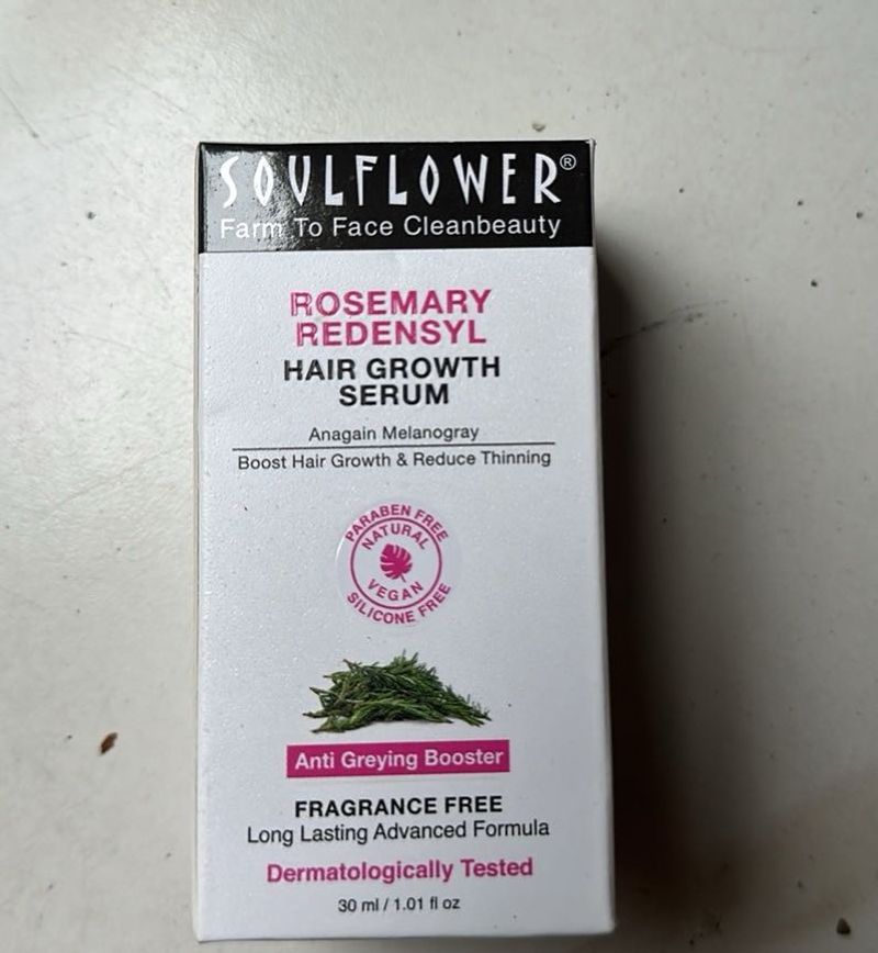 SOULFLOWER ROSEMARY REDENSYL HAIR GROWTH SERUM