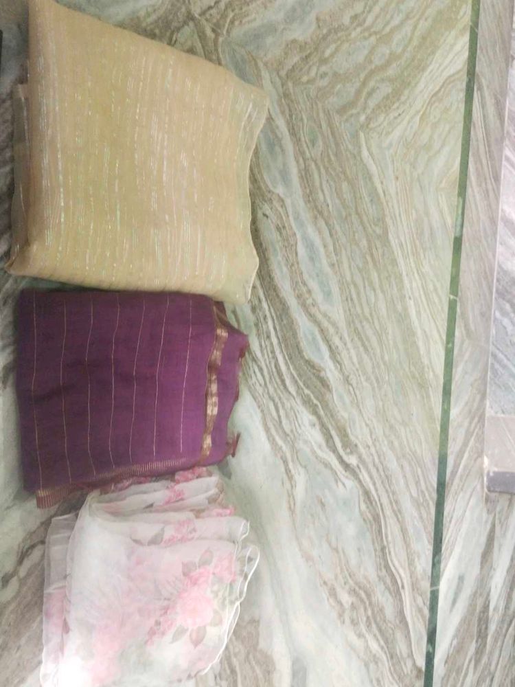 Saree Fabrics - set of 3