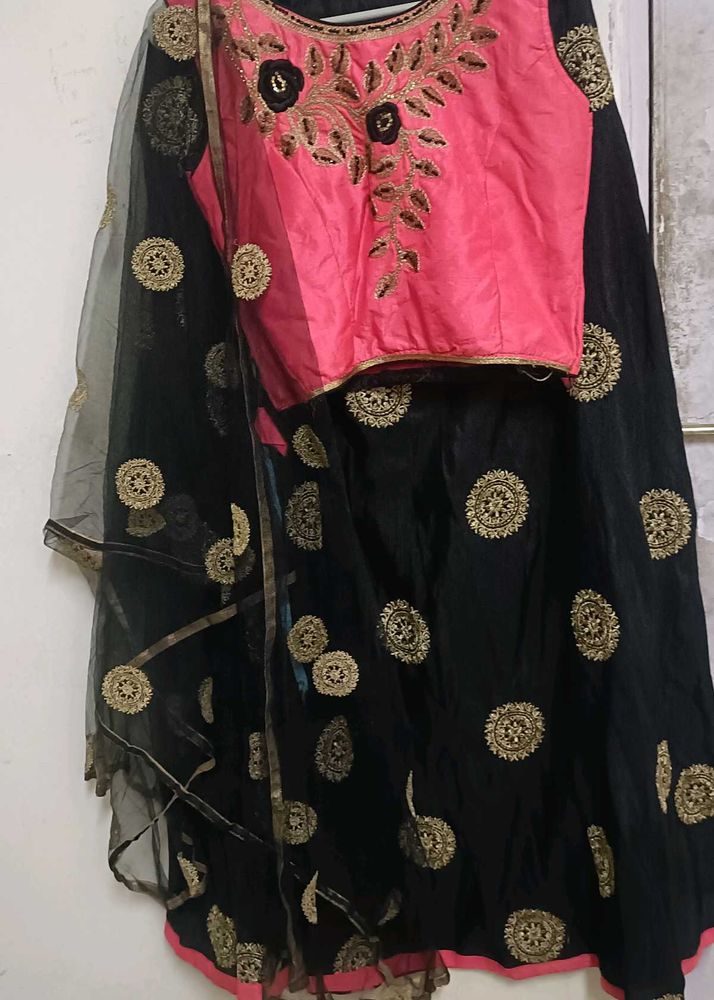 Elegant pink Lehenga Choli Set