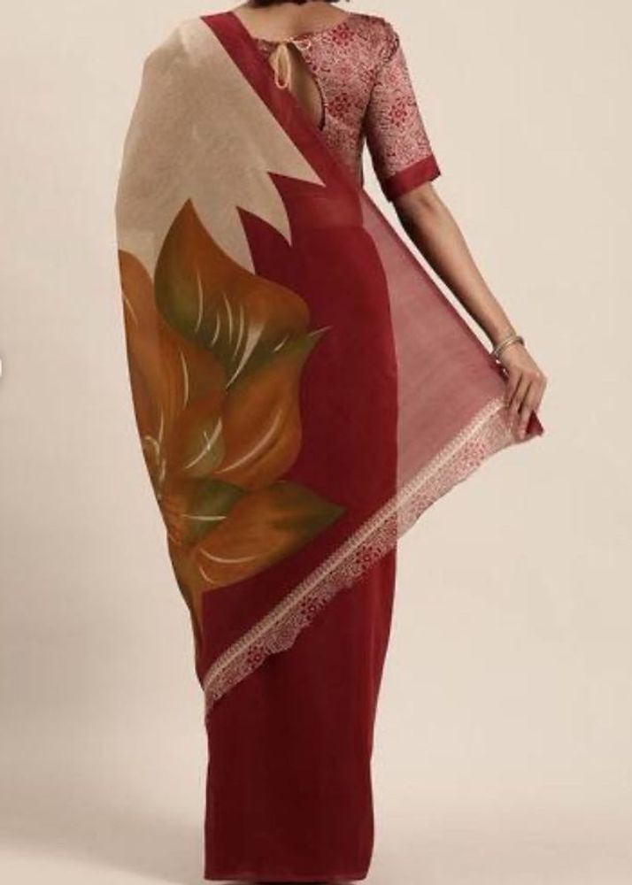 Bhagalpuri Silk Printed Saree
