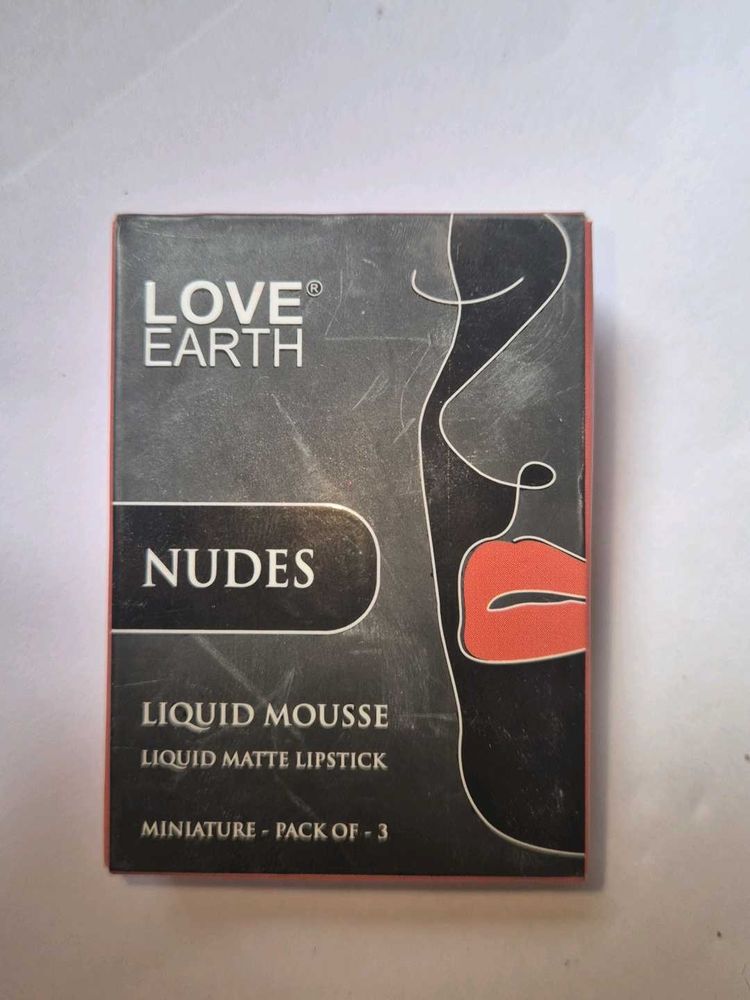 Love Earth Nudes Lipstick Set