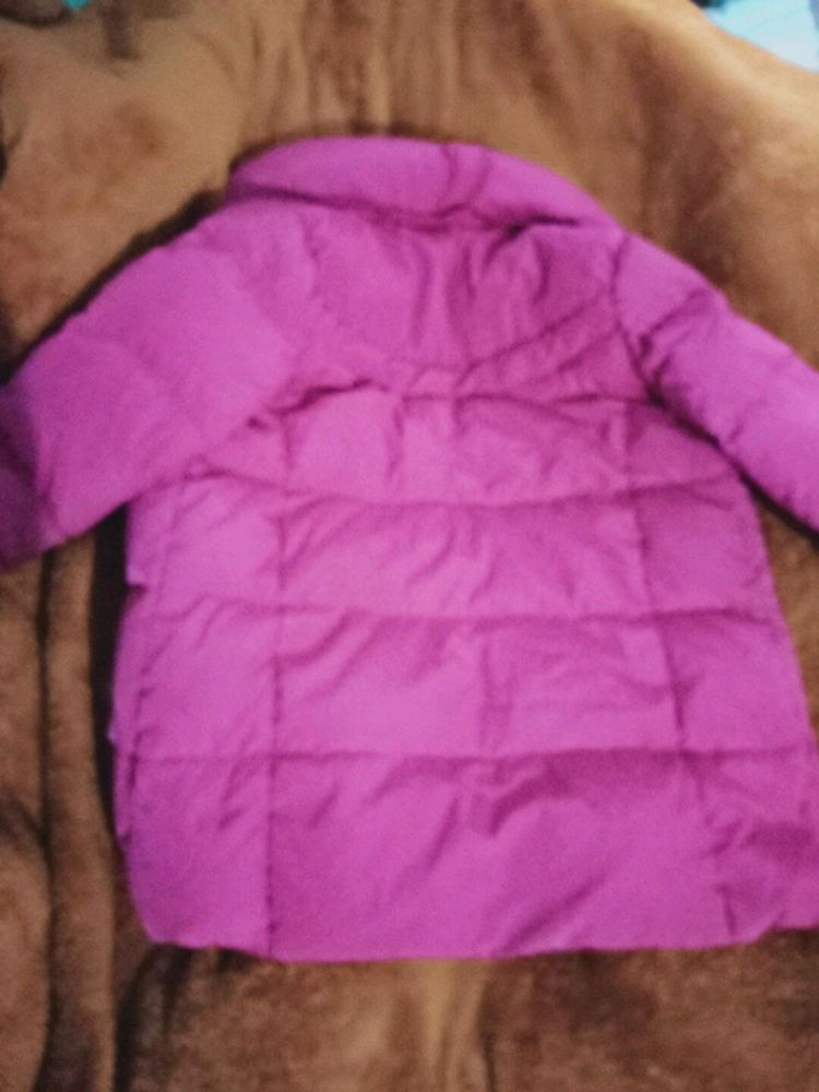 pink puffy ladies jacket