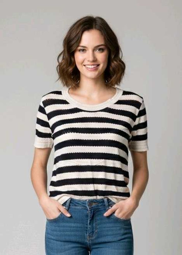 Striped Short Sleeve Tee