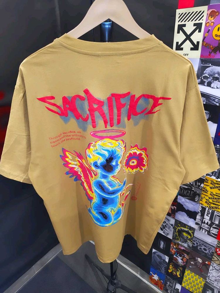 SACRIFICE UNISEX BACKPRINTED OVERSIZE TEE 🔥❤️‍🔥