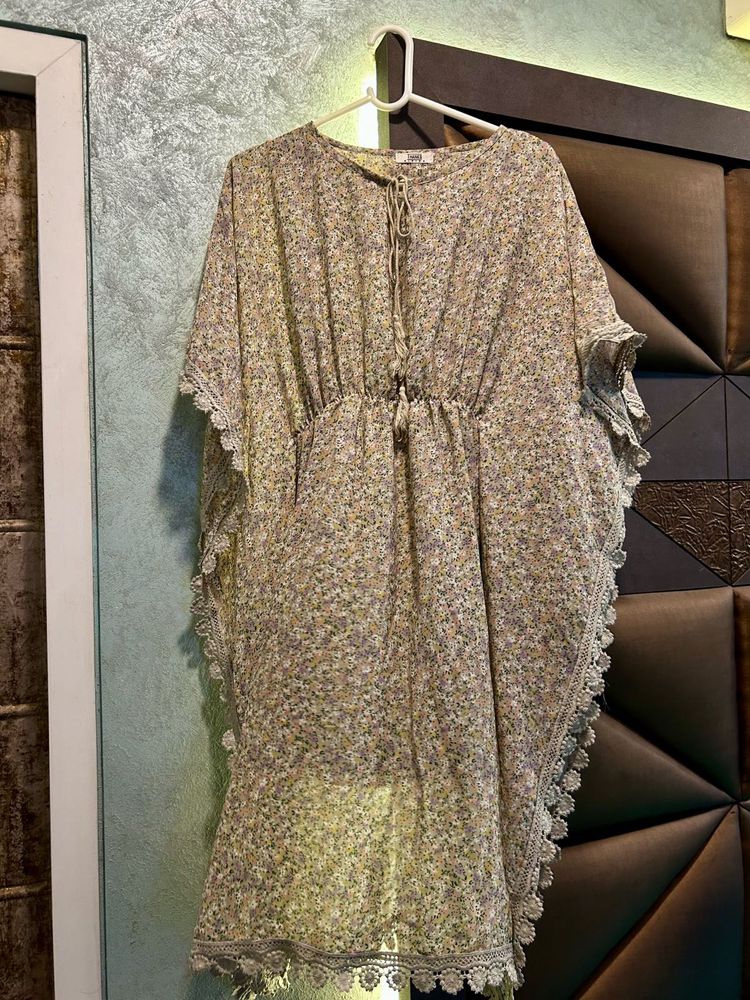 Floral Print Caftan