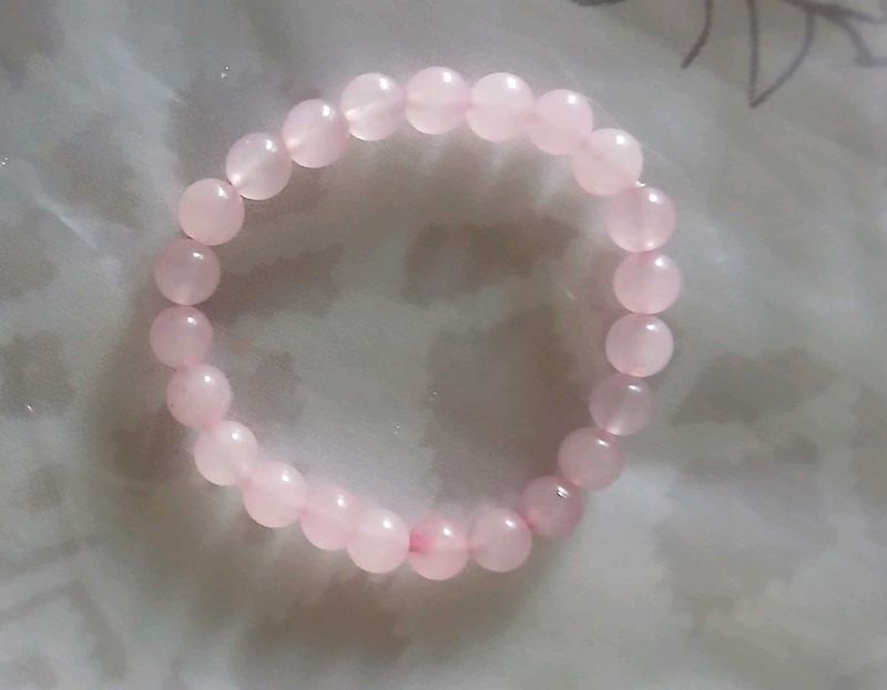 Rose Quartz Beaded Bracelet
