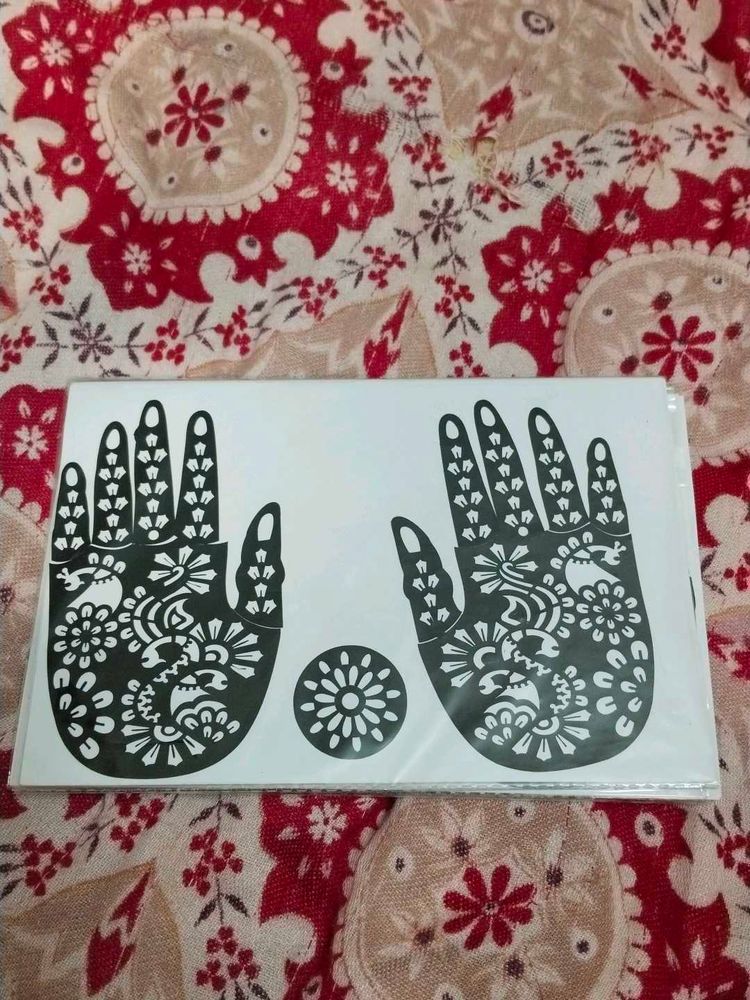 Beutiful Mehndi Stickers 1 Pair