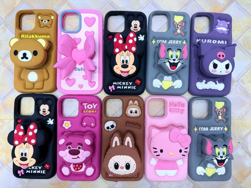 Cute Rare Labubu Cartoon Iphone Phone Cases