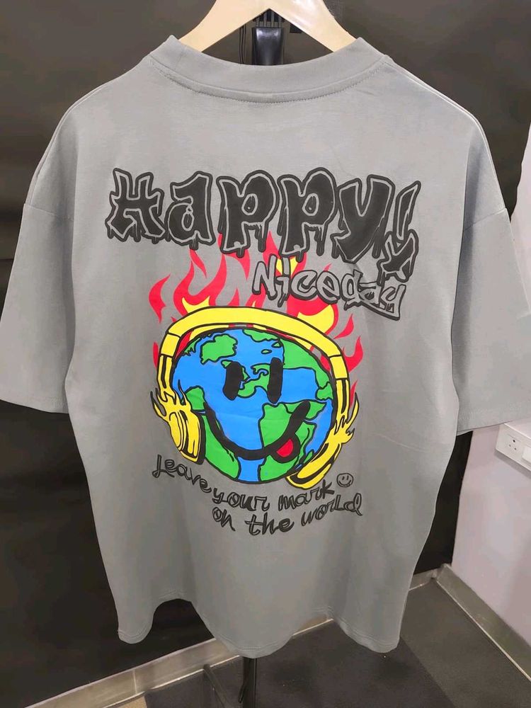RELAX FIT UNISEX OVERSIZE BACKPRINTED TEE 🔥🔥