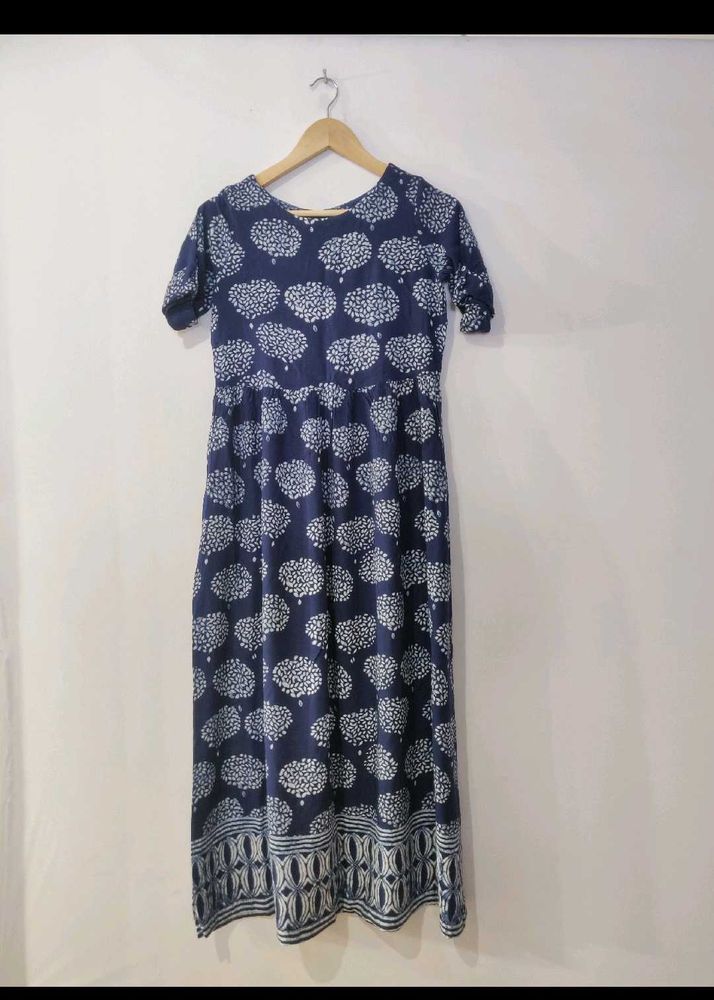 Indigo Blue Long Dress...No See Through
