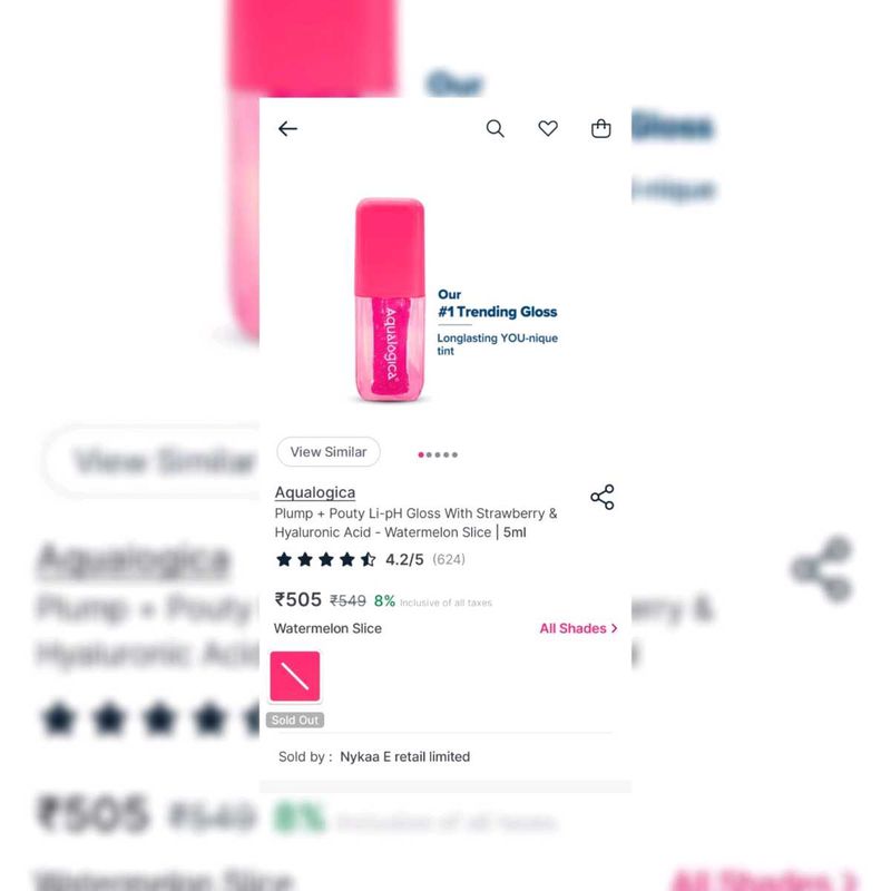 Aqualogica Trending Lip Gloss