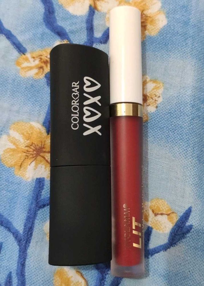 Colorbar And Myglamm Lip Combo