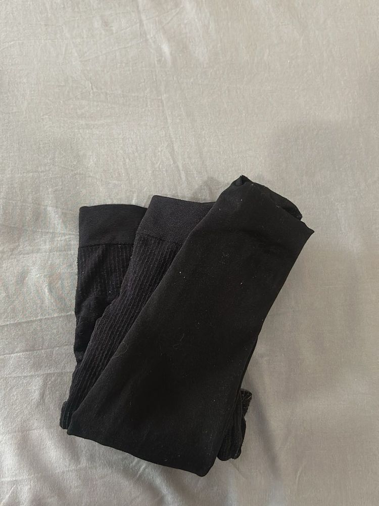 Black Tights stockings stretchable