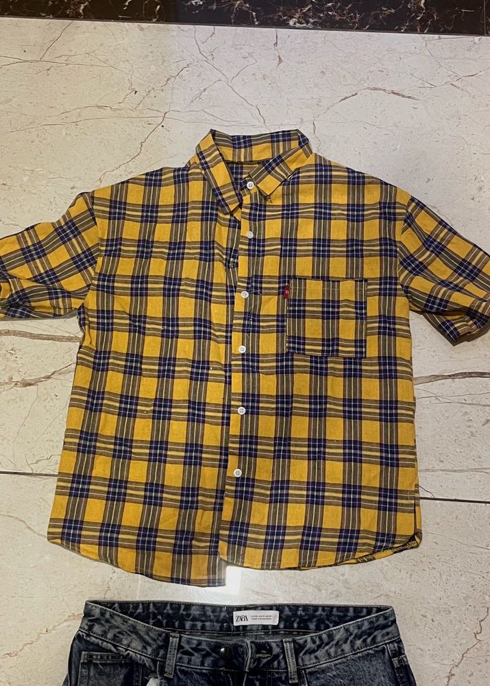 Aesthetic Shirt Plaid Pattern Unisex