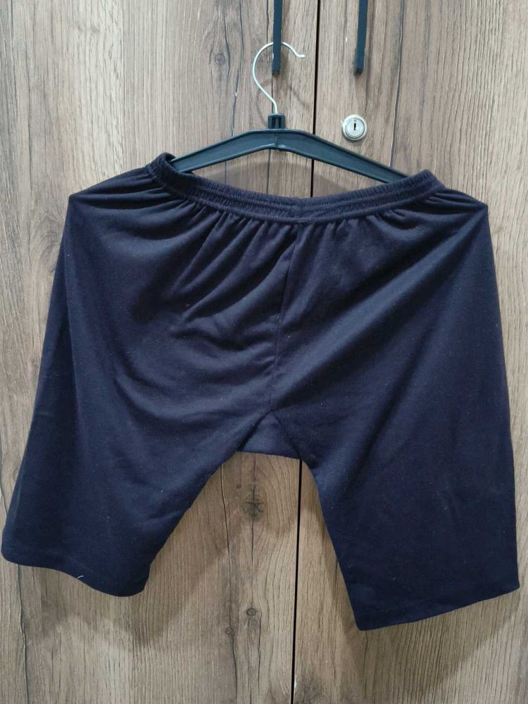 Dark Brown Basic Shorts