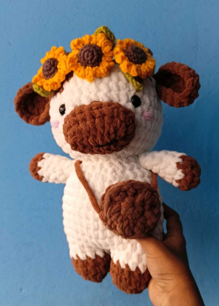 Crochet Cow Plushie