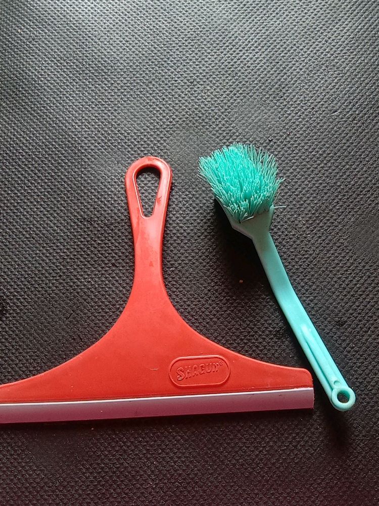 Combo Set Kitchen Wiper +Sing Cleaning Brush