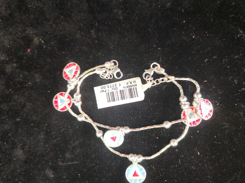 Baby Payal And Aklet In Hallmark Silver 925