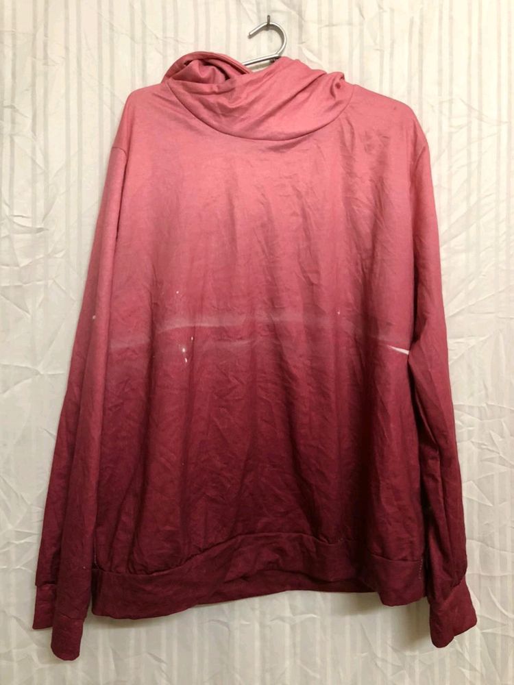 Pink Long Sleeve Hoodie