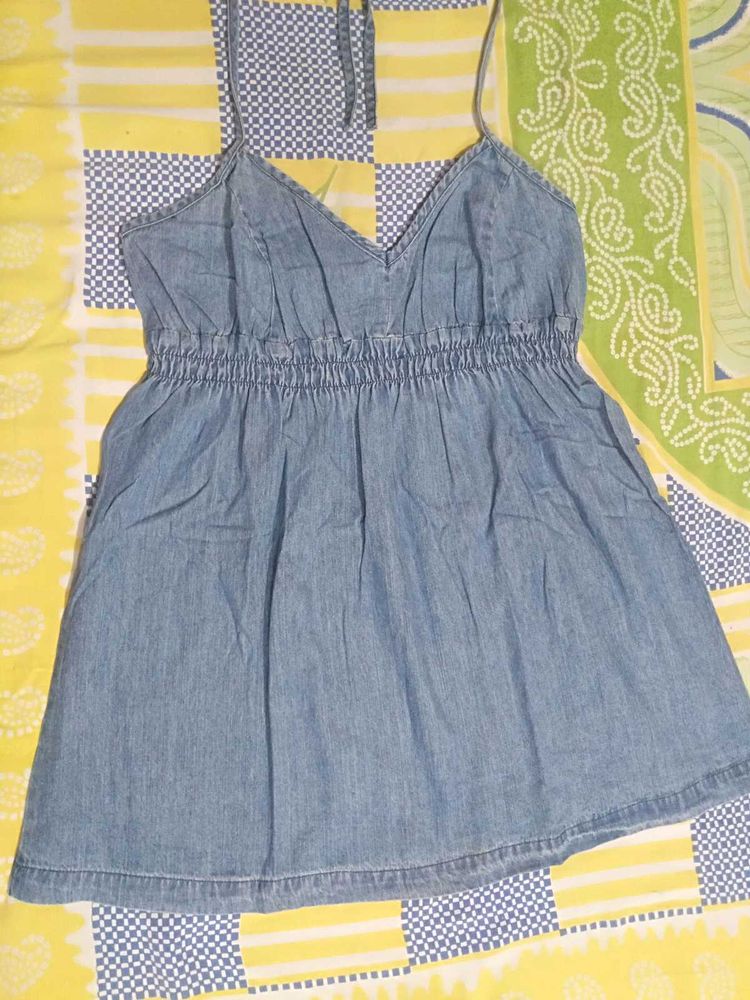 Denim Dress Top