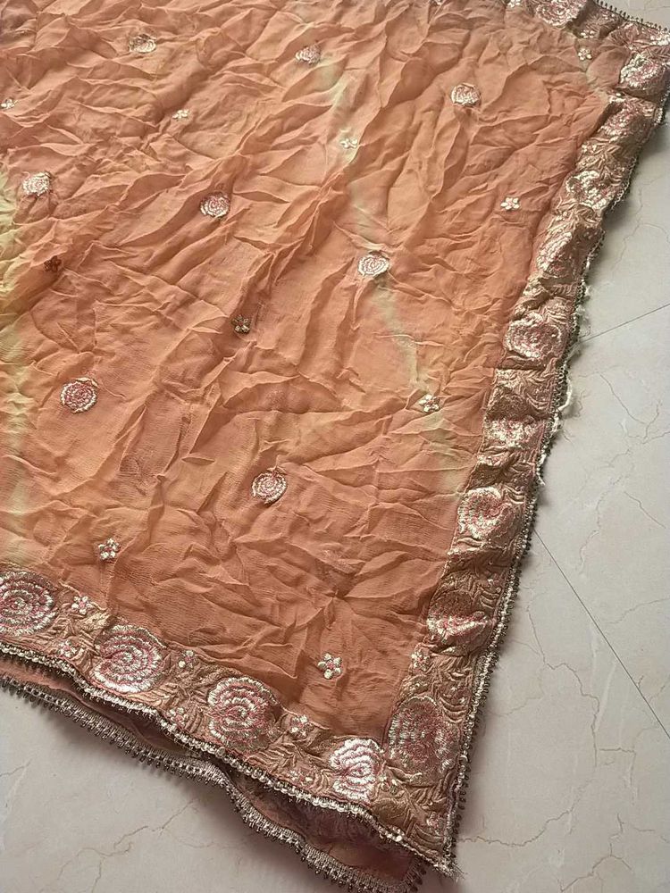 Elegant Dupatta With Embroidery