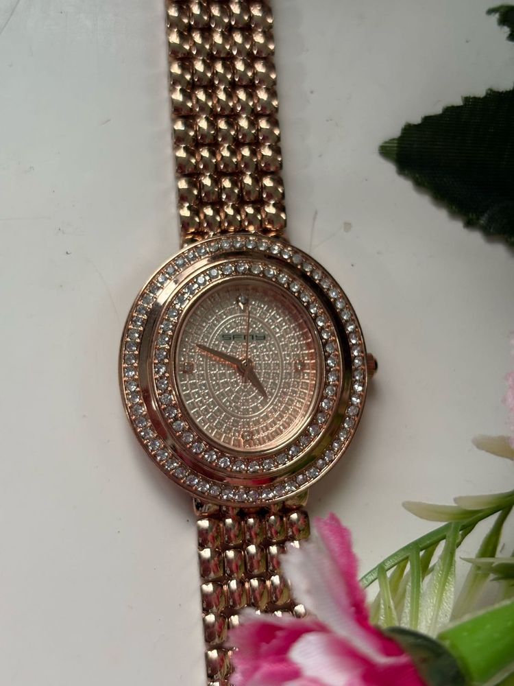 Elegant Rose Gold Watch