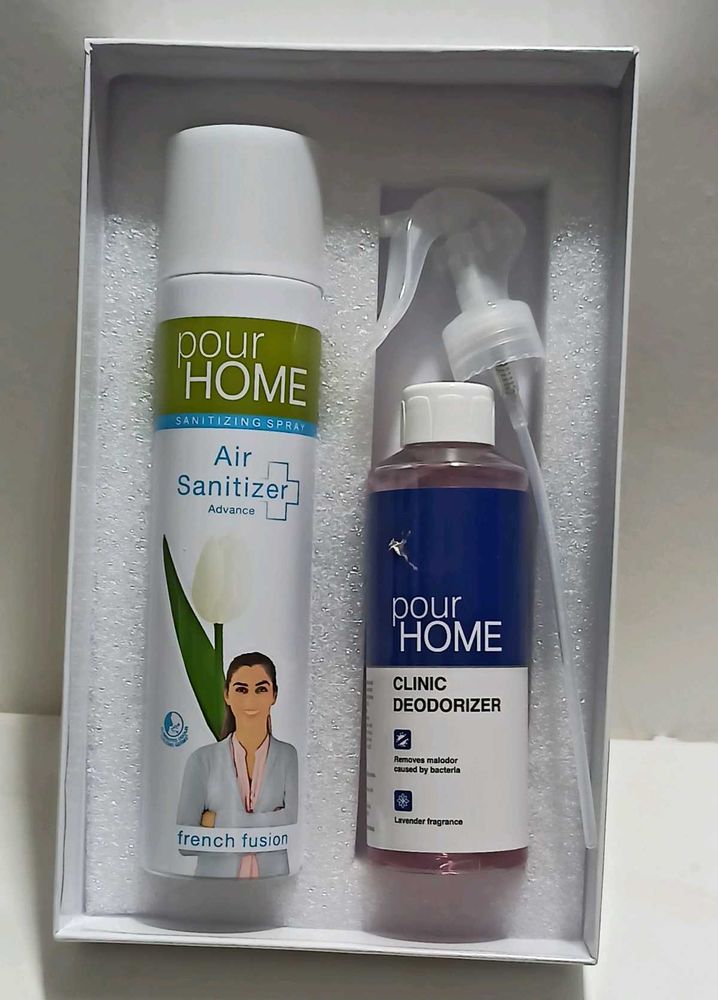 Pour Home Air Freshener And Sanitizing Set