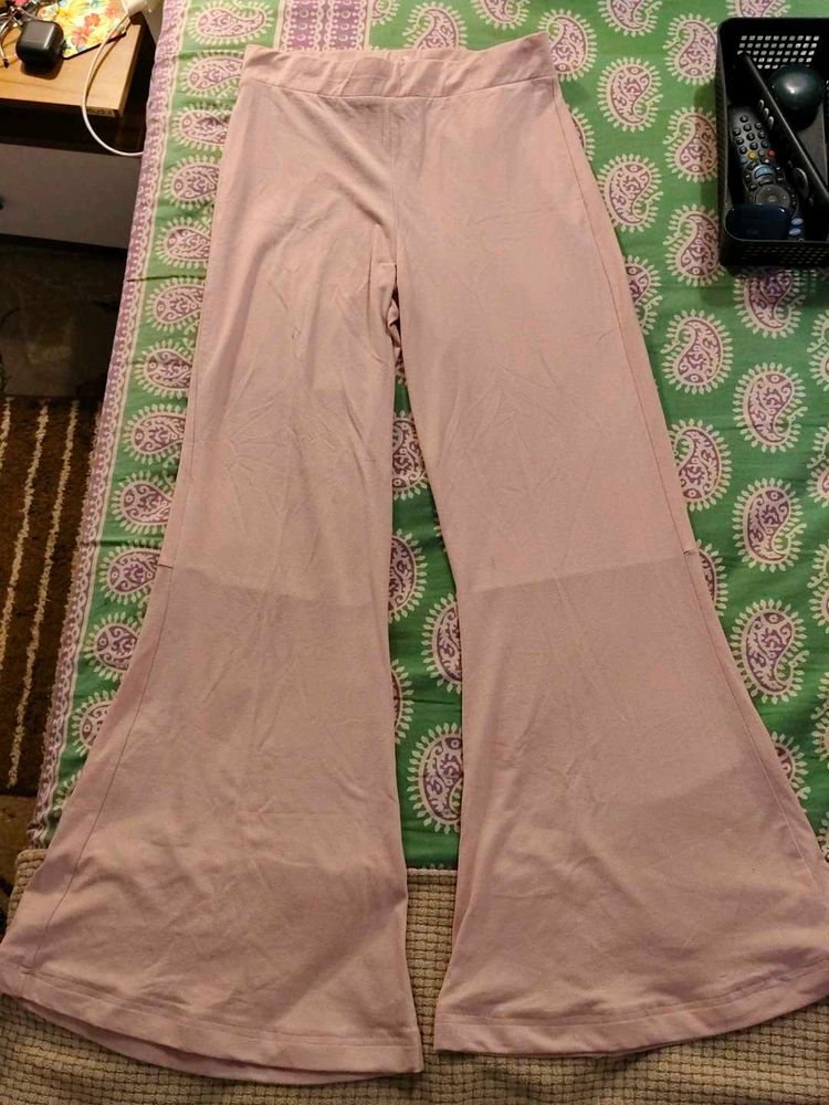 Pink Flared Pants