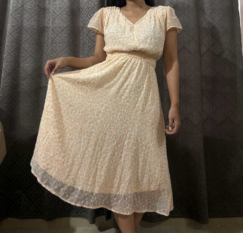 Chic Floral Midi Dress