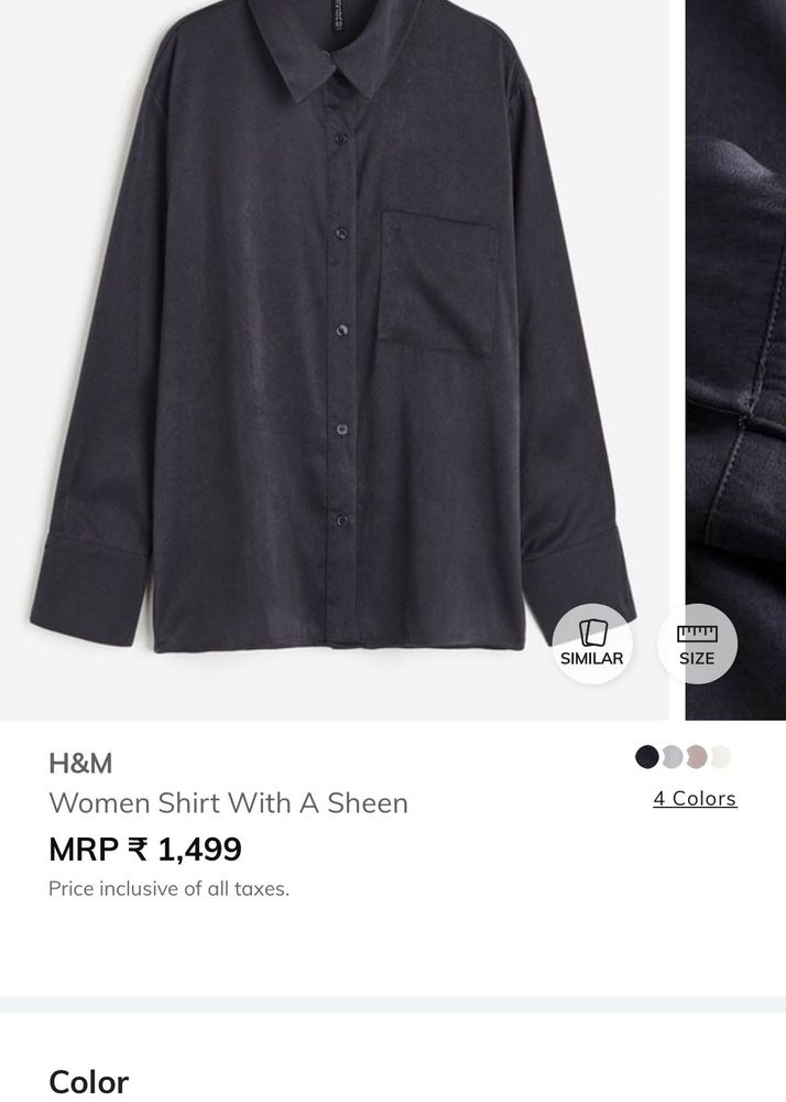 H&amp;M Black Shirt