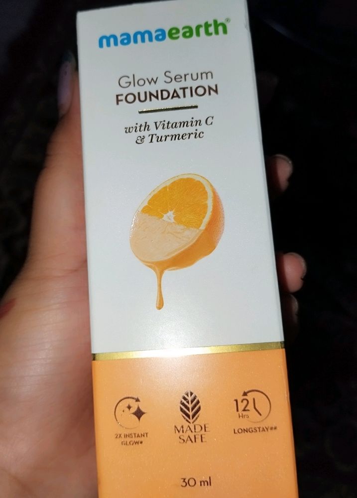 Mamaearth Glow Serum Foundation