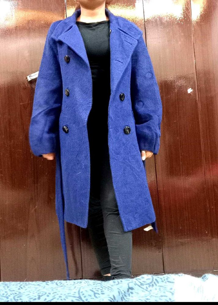 Navy Blue Trench Coat 🔥