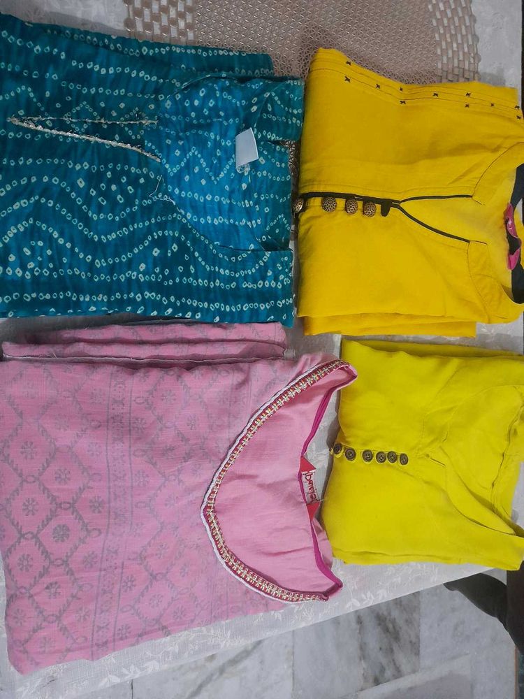 4 Used Kurtis