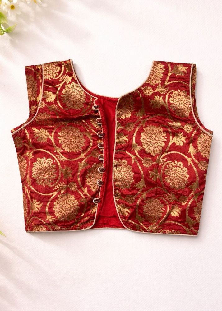 Elegant Brocade Only Blouse