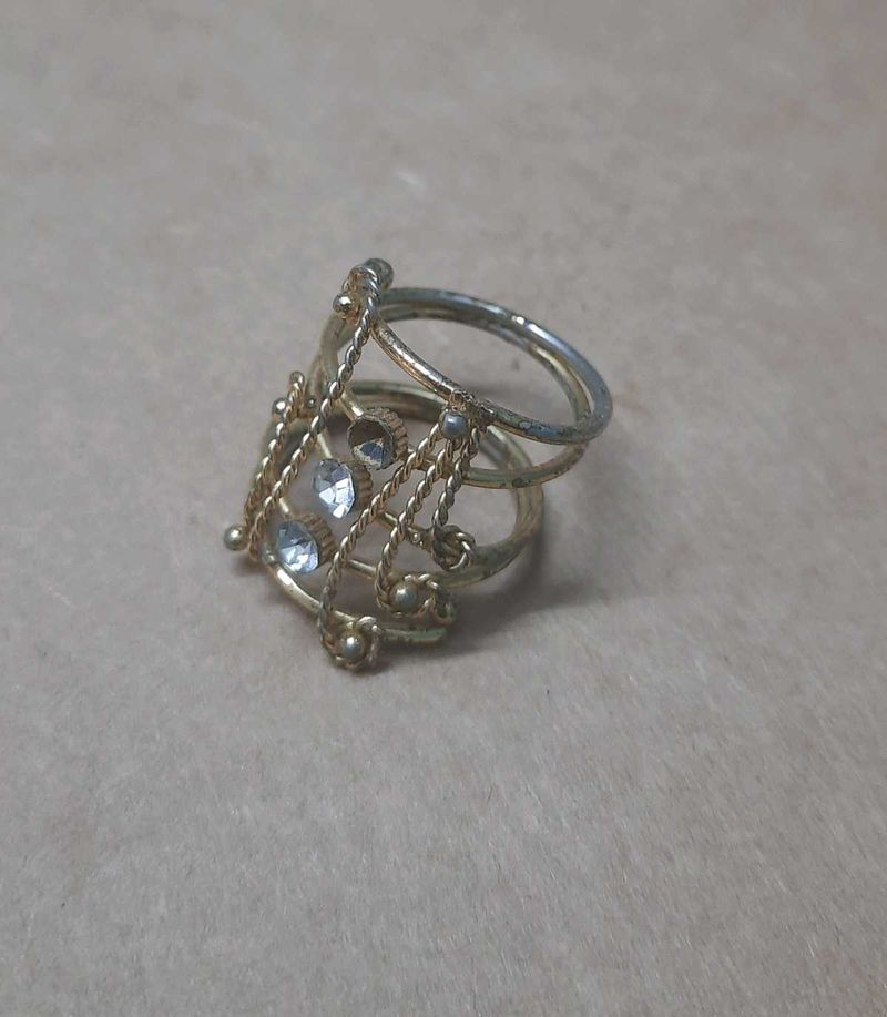 Wide Spiral Ring