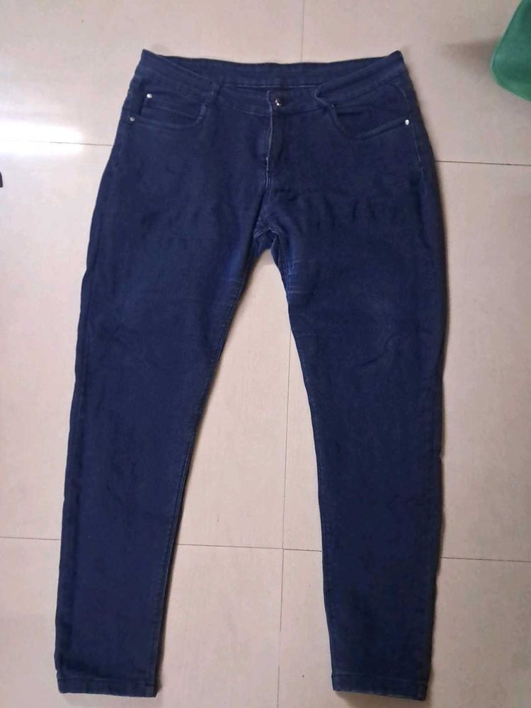 Dark Blue Denim Jeans